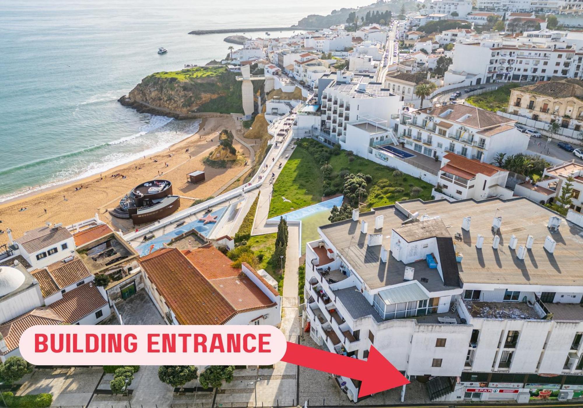 Beach Studio In Albufeira'S Old Town Exteriör bild